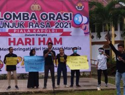 Mahasiswa Unilak Pekanbaru Juara Lomba Orasi Unjuk Rasa Peringatan Hari HAM Piala Kapolri