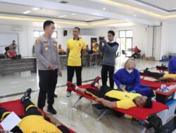 Peduli Sesama, Polres Bogor Gelar Bakti Sosial Donor Darah
