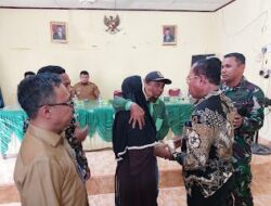 Tindaklanjuti Kesepakatan, Sekda Bengkalis Hadiri Penyerahan Tali Kasih PT Panahatan ke Istri Almarhum Logam