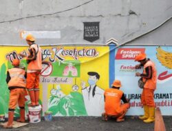 Meriahkan HUT Kemerdekaan, Pemerintah Kecamatan Kramat Jati Gelar Lomba Mural