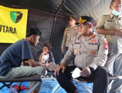 Kapolres Jakarta Utara Kembali Kunjungi Korban Kebakaran di Penjaringan