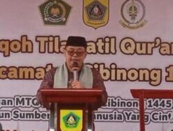 Camat Cibinong Buka MTQ Tingkat Kecamatan Tahun 2023