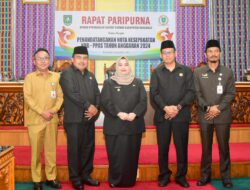 Bupati Kasmarni Bersama Wakil Ketua DPRD Teken Nota Kesepakatan KUA PPAS 2024