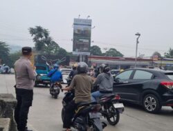 Kapolres Bogor Turun Tangan Urai Kepadatan Arus Lalu lintas di Seputaran Tugu Pancakarsa