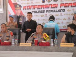 Polres Pemalang Tangkap Pelaku Pembunuhan di Perum Comal