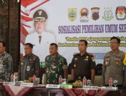Bupati Pemalang Bersama Forkopimda Gelar Sosialisasi Penyelenggaraan Pemilu Serentak
