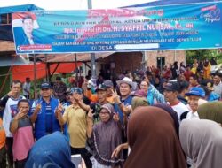 Syafril Nursal Terjun Langsung Bantu Masyarakat Terdampak Banjir