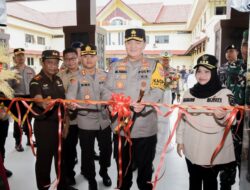 Disaksikan Kapolda Riau, Bupati Bengkalis Hibahkan BMD ke Polres Bengkalis
