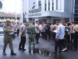 Gelar Apel Malam Takbiran, Ini Pesan Wakapolres Bogor
