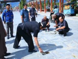 Komisi III DPRD Kota Sungai Penuh Sidak Pembangunan Jalan Depan Gedung Nasional
