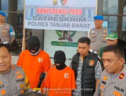 17 Kali Beraksi, 2 Pelaku Curanmor di Tanjab Barat Ditangkap Saat Jual Motor