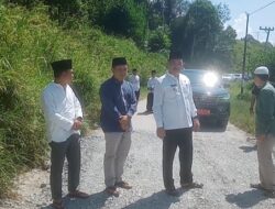 Pj Bupati Asraf Bersama Dinas PUPR Kerinci Tinjau Kondisi Jalan Rusak di Koto Petai