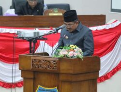 Bupati Anwar Sadat Hadiri Rapat Paripurna ke-4 DPRD Tanjab Barat