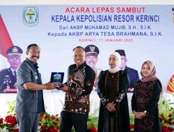 Lepas Sambut Kapolres Kerinci, Pj Bupati Asraf Apresiasi Dedikasi AKBP Muhamad Mujib