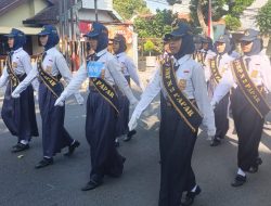 SMPN 2 Papar Tampilkan Semangat dan Kekompakan dalam Lomba Gerak Jalan Tingkat Kabupaten Kediri