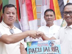 Resmi Ditutup Bupati Kuansing, Festival Pacu Jalur Rayon I Inuman Sukses Digelar